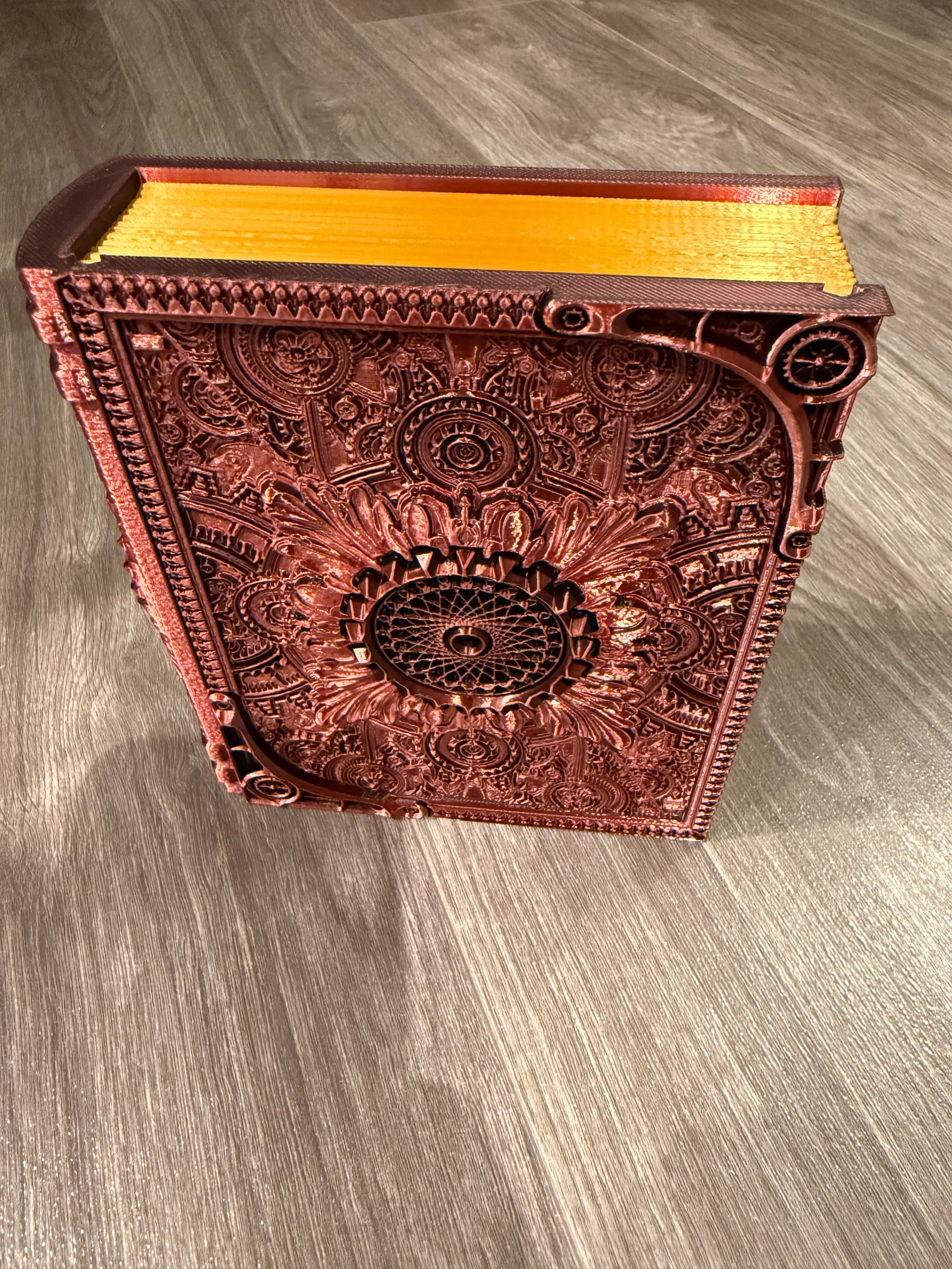 Artificer Tome — printed side view