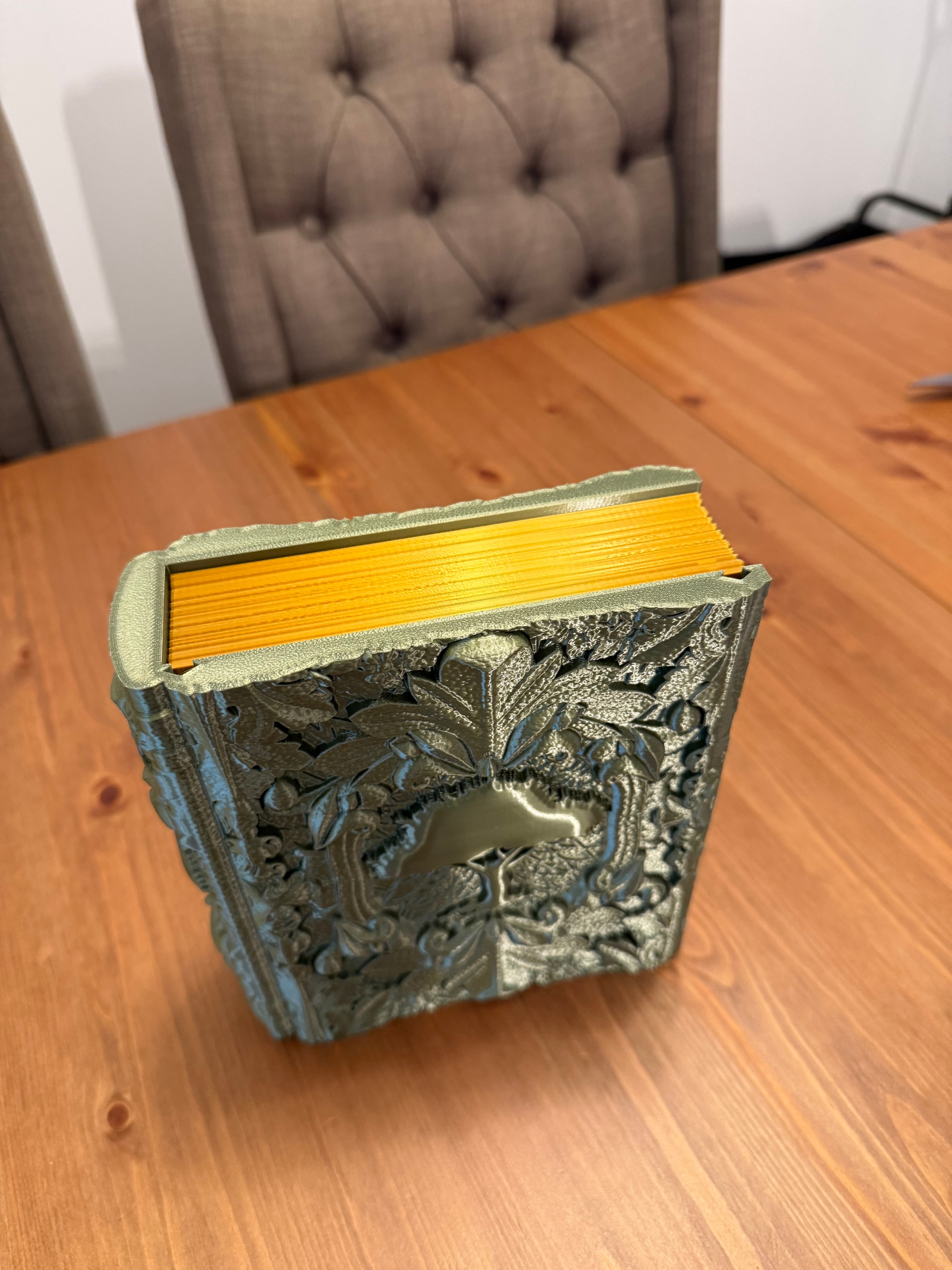 Nature Magic Tome — top view showing pages