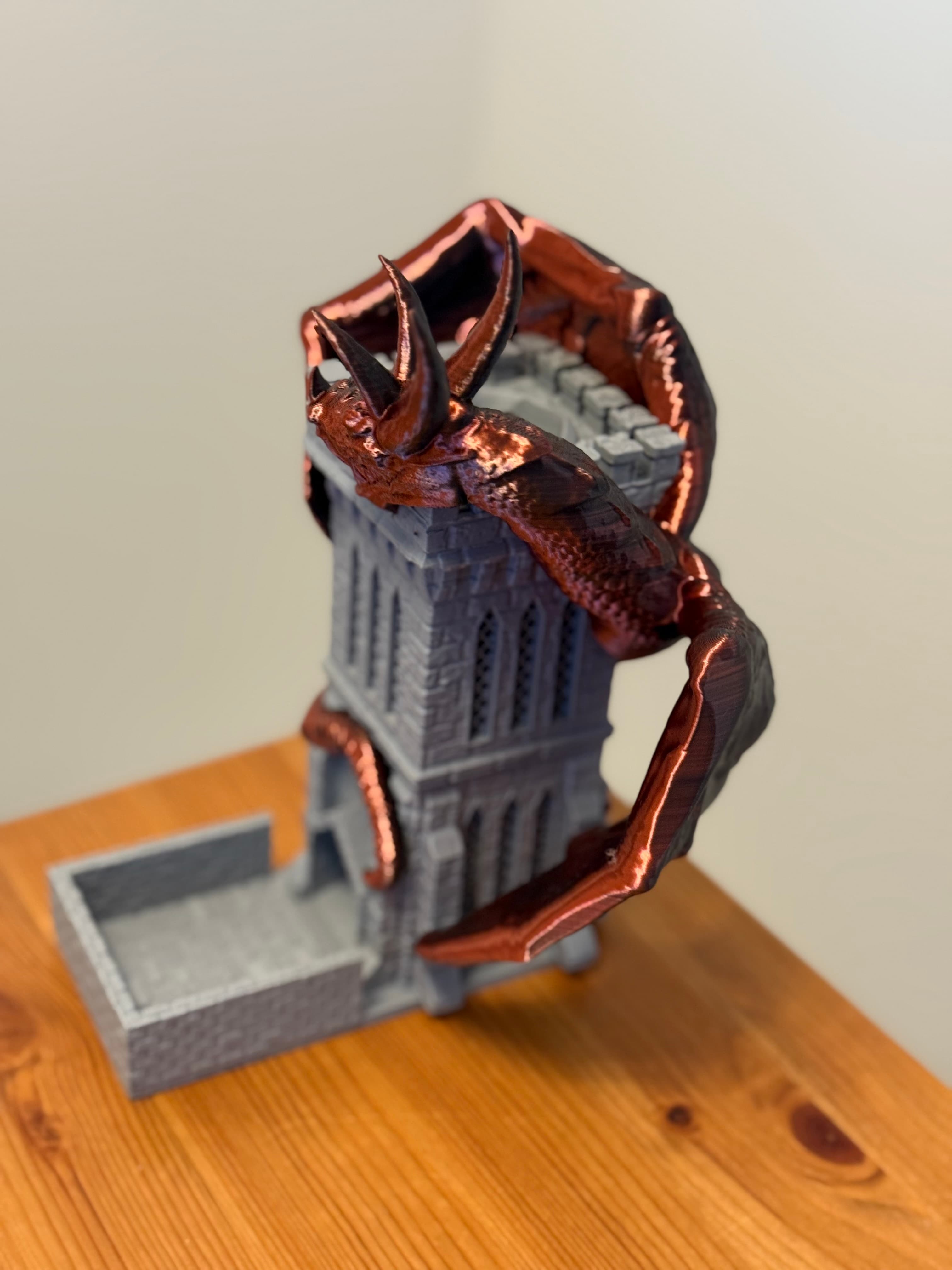 Wyvern Dice Tower side view