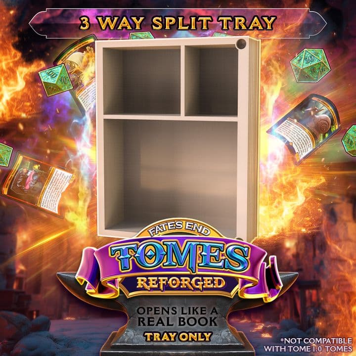 FE Tomes REFORGED: 3-Way Split Page Tray