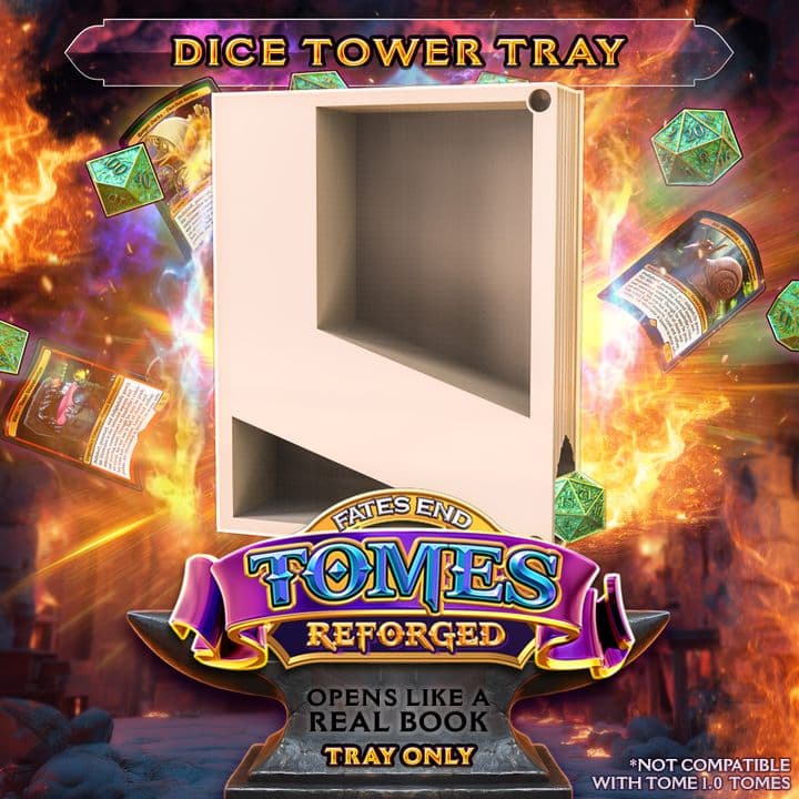 FE Tomes REFORGED: Dice Tower Page Tray